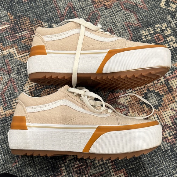 Vans Women’s Platform Canvas size 8 - Rare! - Picture 3 of 4